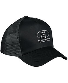Business Caps and Hats: 5 Panel Mesh Back Cap Embroidered
